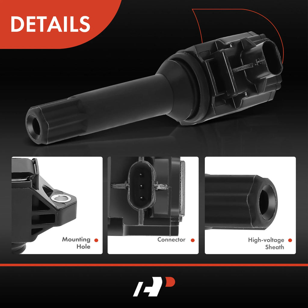 Set of 4 Ignition Coils for Subaru Outback, Forester, Impreza (2013–2016)