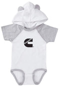Infant Baby Bodysuit with Hood for Cummins Trucks (Infant Size)