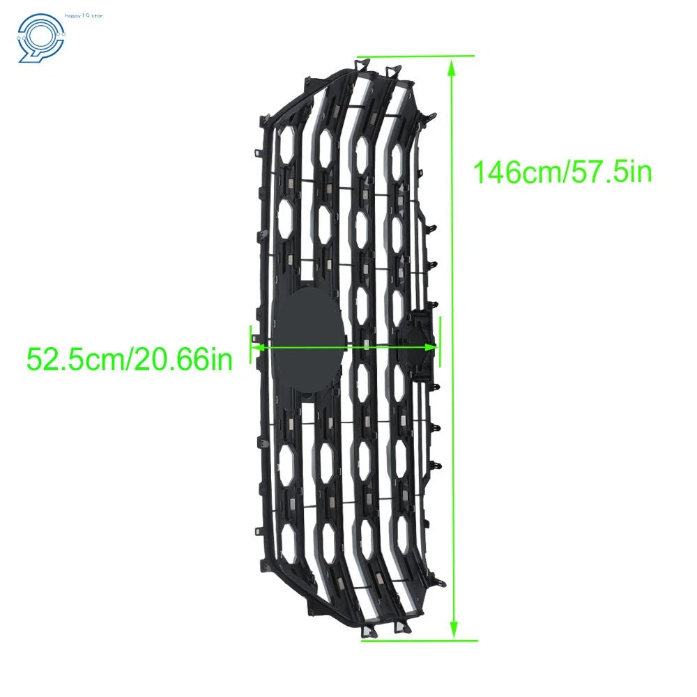 Chrome Front Upper Mesh Grille for Toyota Tundra (2022-2023)