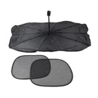 3 x S Size Front Window Sun Shade Visor Cover for Car Windshield Umbrella