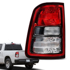 Halogen Tail Light for Ram 1500 (2019–2024) Driver Side, Black Bezel LT