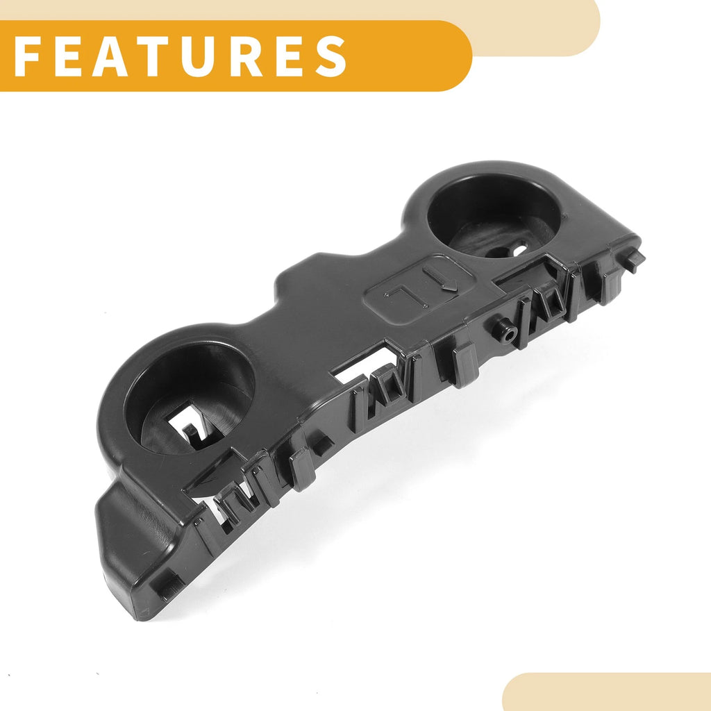 LH Front Bumper Support Bracket for Nissan Kicks (2018–2019) 1 Pc Black ABS