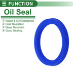 Set of 5 Oil Seal Rotary Shaft Seal 42x52x6mm High Pressure for Various Models