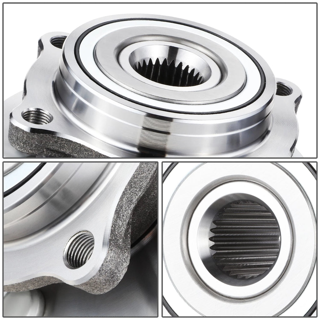 Set of 2 Wheel Bearings & Hubs for Mitsubishi Galant/Eclipse (2004–2012)