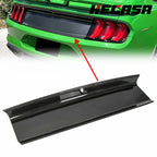 Carbon Fiber Look Trunk Decklid Panel Trim Cover for Ford Mustang (2015–2023)