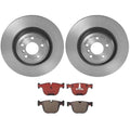 Brembo Rear Brake Kit 370mm Vented Disc Rotors Ceramic Pads for BMW F01 F02 F07 (2010–2017)