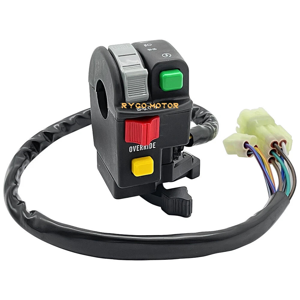 Left Handle Start Stop Control Switch for Kawasaki Brute Force KVF300 (2003–2007)