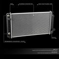 Core Radiator for Chevrolet Corsica, Achieva, Grand Am (1992–1993) DPI 1341