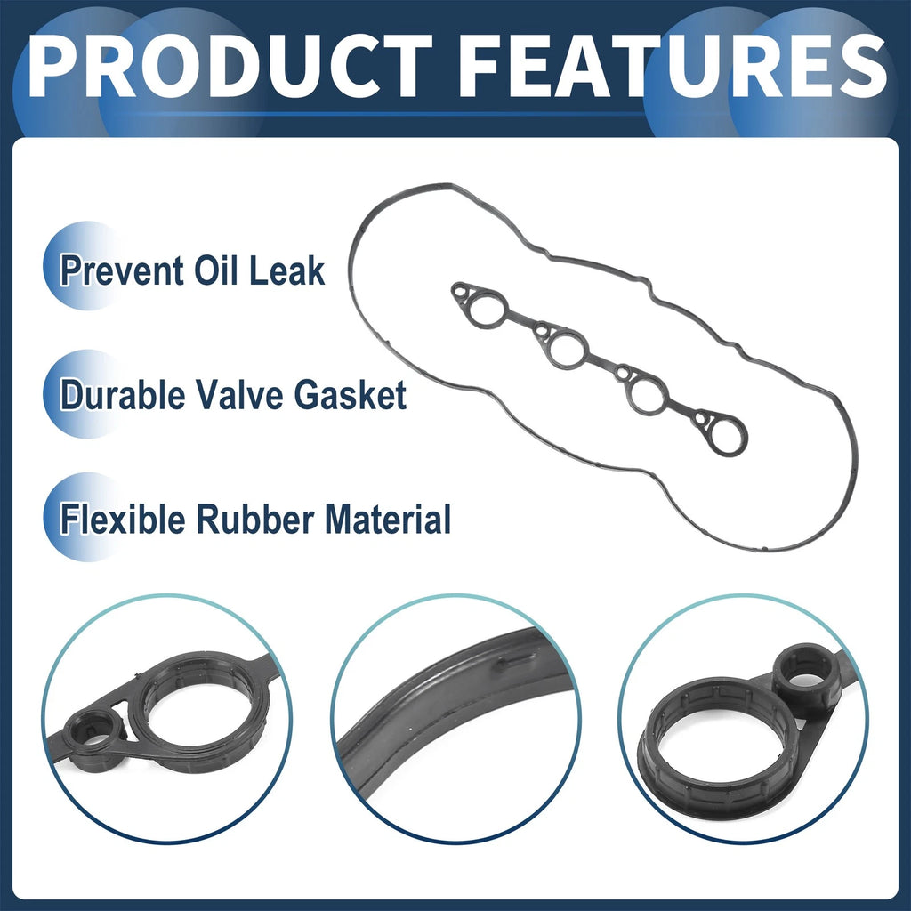 Valve Cover Gasket No. 224412B800 for Hyundai Accent Elantra Kia Rio Soul (2000–2023)