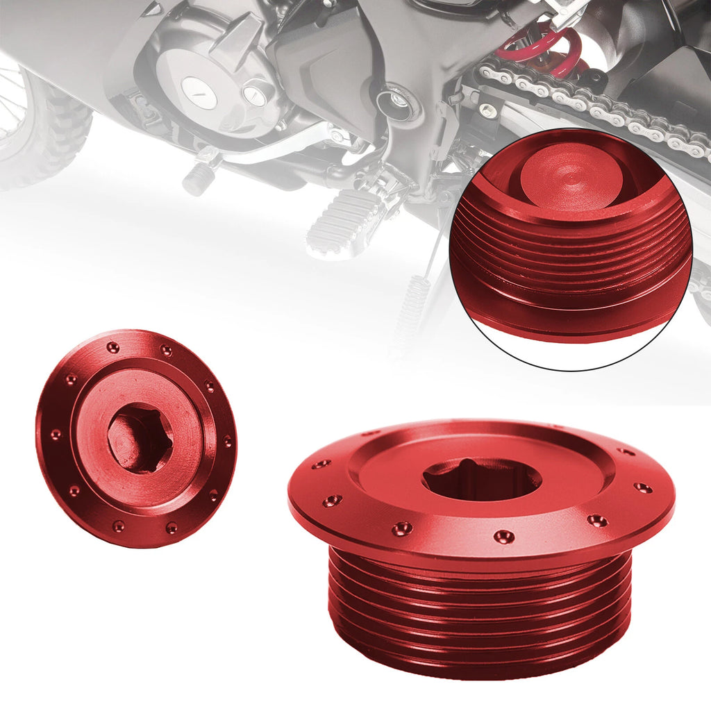 Red Ignition Cover Cap Kit for Honda CRF250L CRF300L CRF250Rally CRF300Rally (2021–2023)