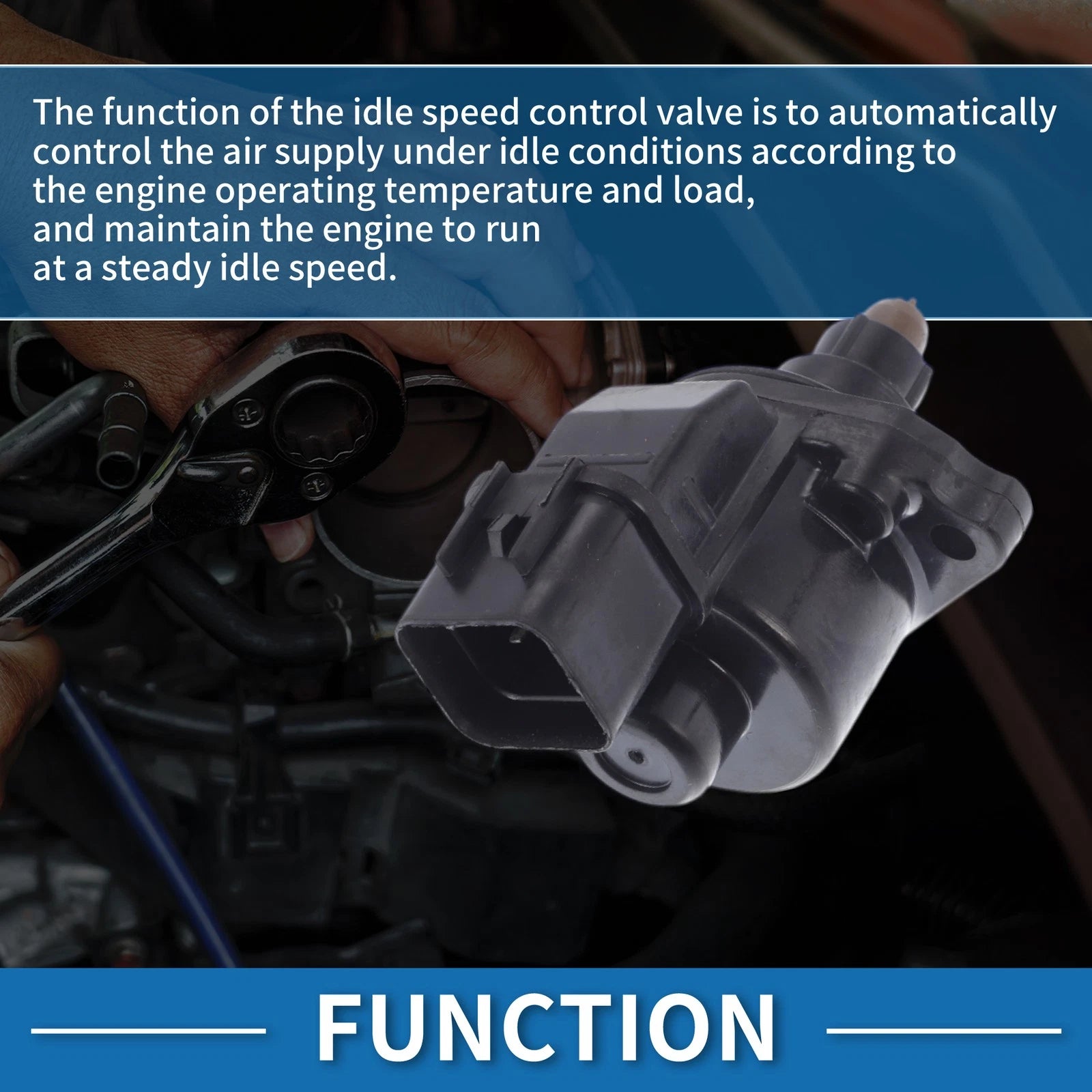 Idle Air Control Valve for Mitsubishi Eclipse (No.MD628057)
