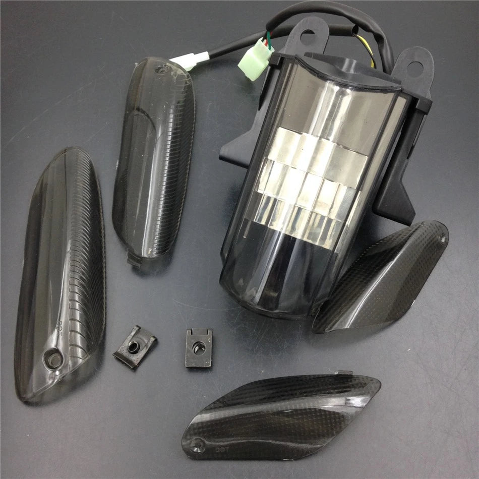 Smoke LED Brake Tail Lights for Aprilia RSV1000 RSV4R (2004–2008)