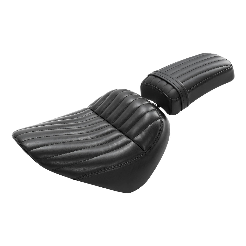 Driver Passenger Cushion Seat for Harley Softail FXBB FXST (2018–2024) Black