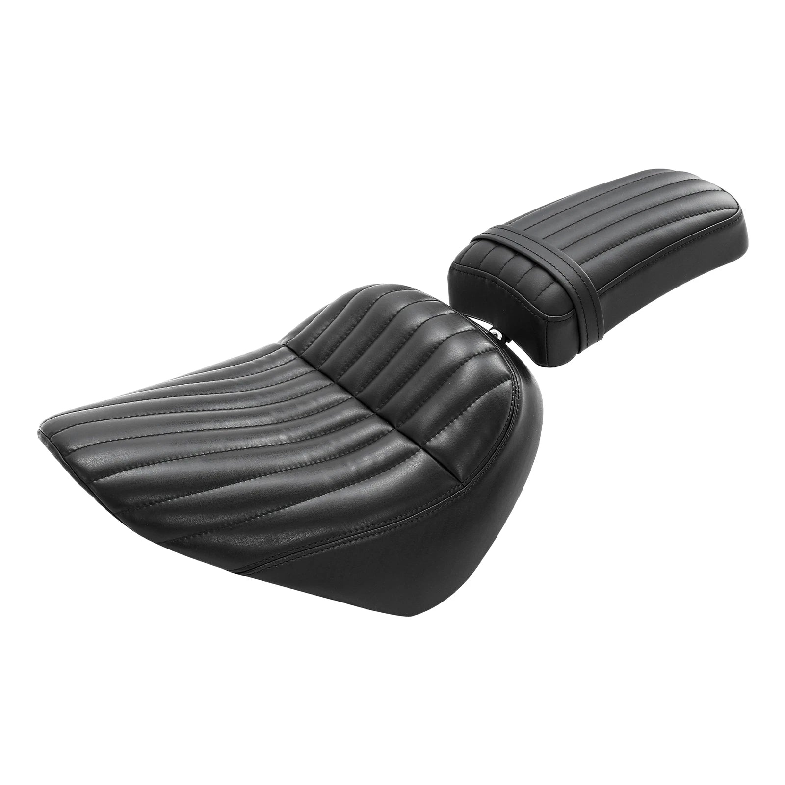 Driver Passenger Cushion Seat for Harley Softail FXBB FXST (2018–2024) Black