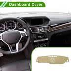Dashboard Cover for Mercedes-Benz E-Class (2017–2021) Polyester Beige