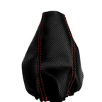Manual Shift Boot Cover for Dodge Neon (2000–2005) Red Stitch PVC Carbon