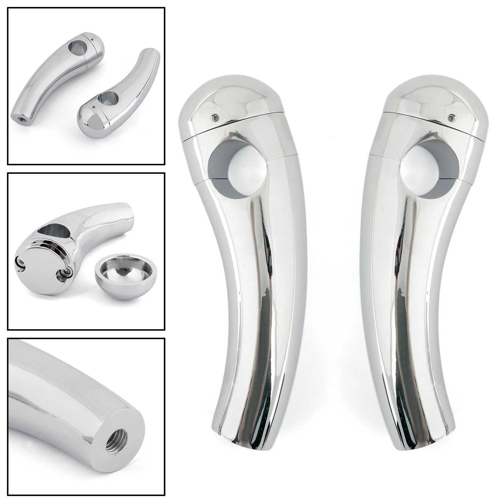 4.5" Handlebar Risers for Yamaha V-Star, Honda VTX, Suzuki Boulevard, Kawasaki