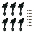 6X Ignition Coil & Spark Plug for Nissan Altima Maxima Quest Murano (2002–2018)