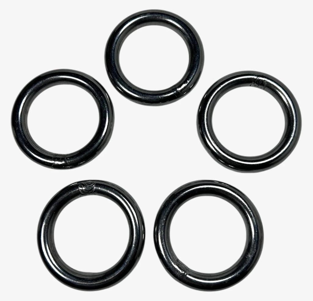Set of 4 Stainless Steel Heavy Duty O Rings 3/8'' x 1 7/8''