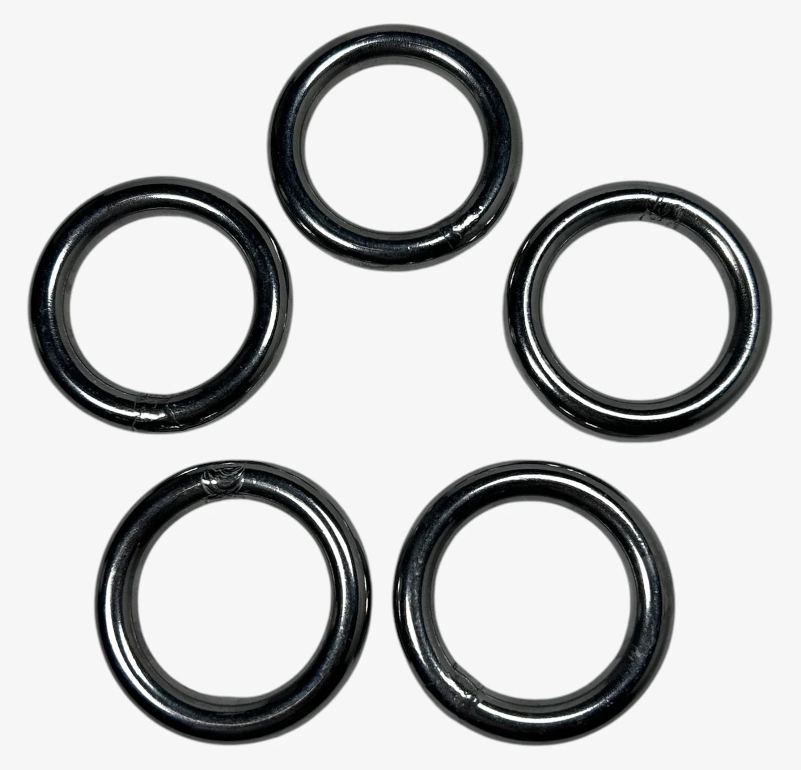 Set of 4 Stainless Steel Heavy Duty O Rings 3/8'' x 1 7/8''