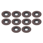 Set of 10 T27 60 Grit Zirconia Flap Discs for Grinding Wheels 4.5”
