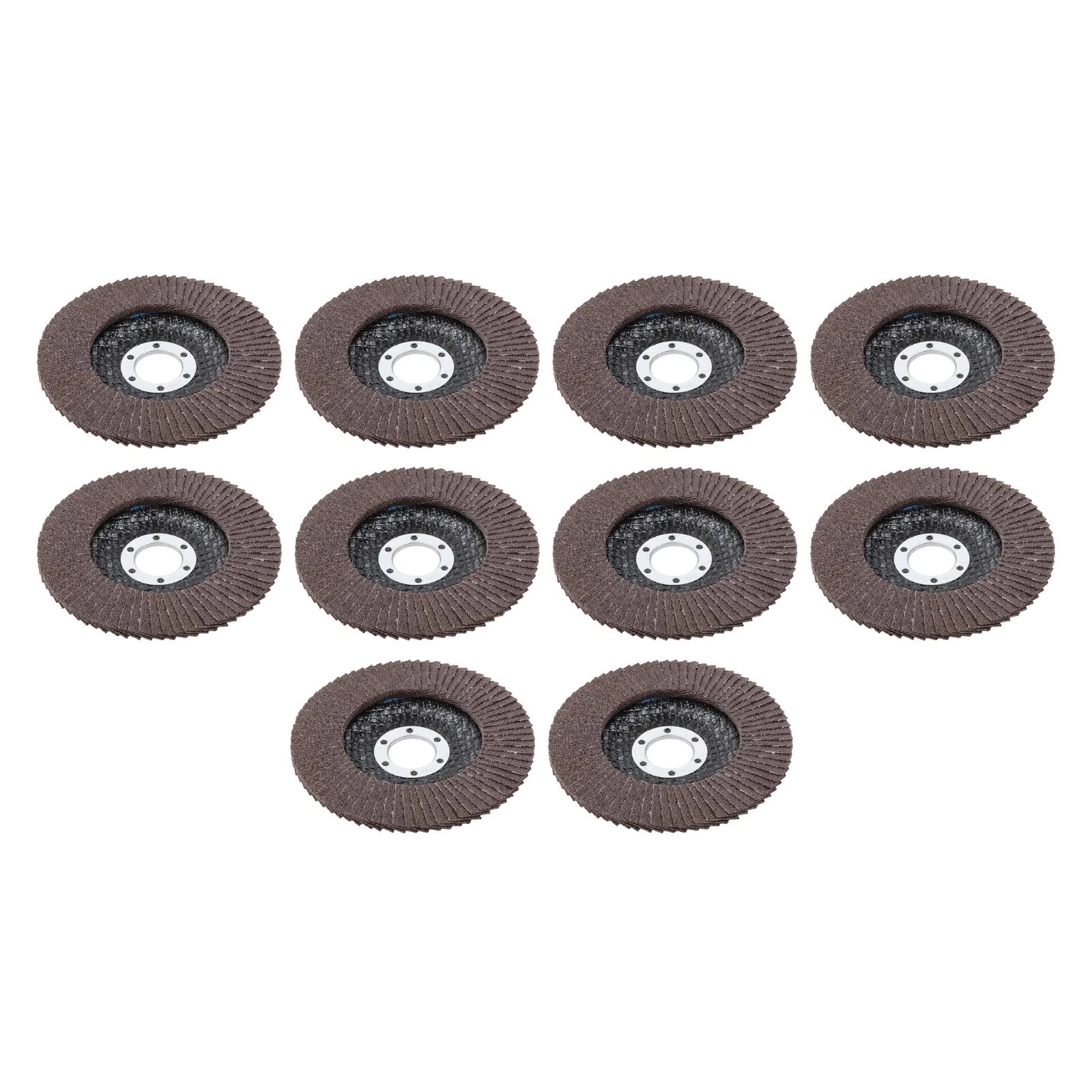 Set of 10 T27 60 Grit Zirconia Flap Discs for Grinding Wheels 4.5”