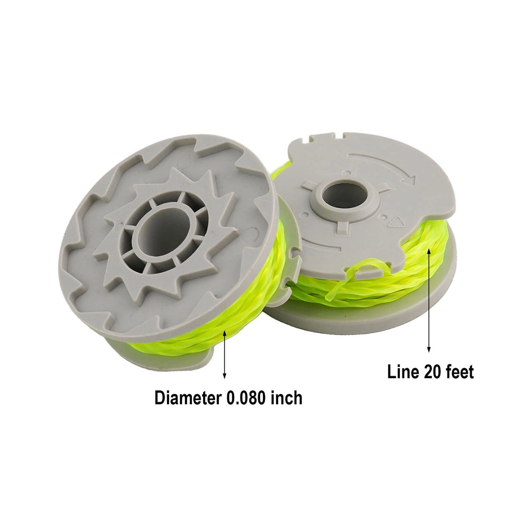 6X WA0014 Spool & Line for WG168 WG184 WG190 WG191 String Trimmer
