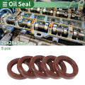 Set of 5 Oil Seal Rotary Shaft Seal FKM Rubber 20x28x5mm