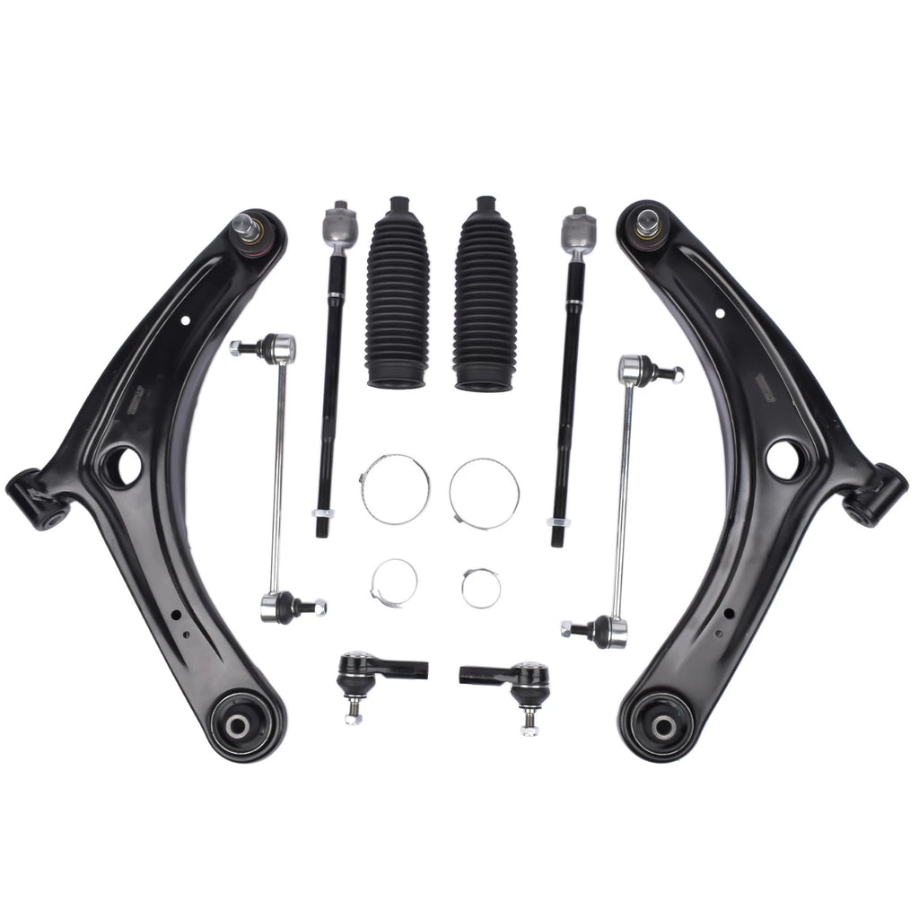 10PC Front Lower Control Arms Kit for Mitsubishi Lancer (2009-2017) Outlander (2007-2017)