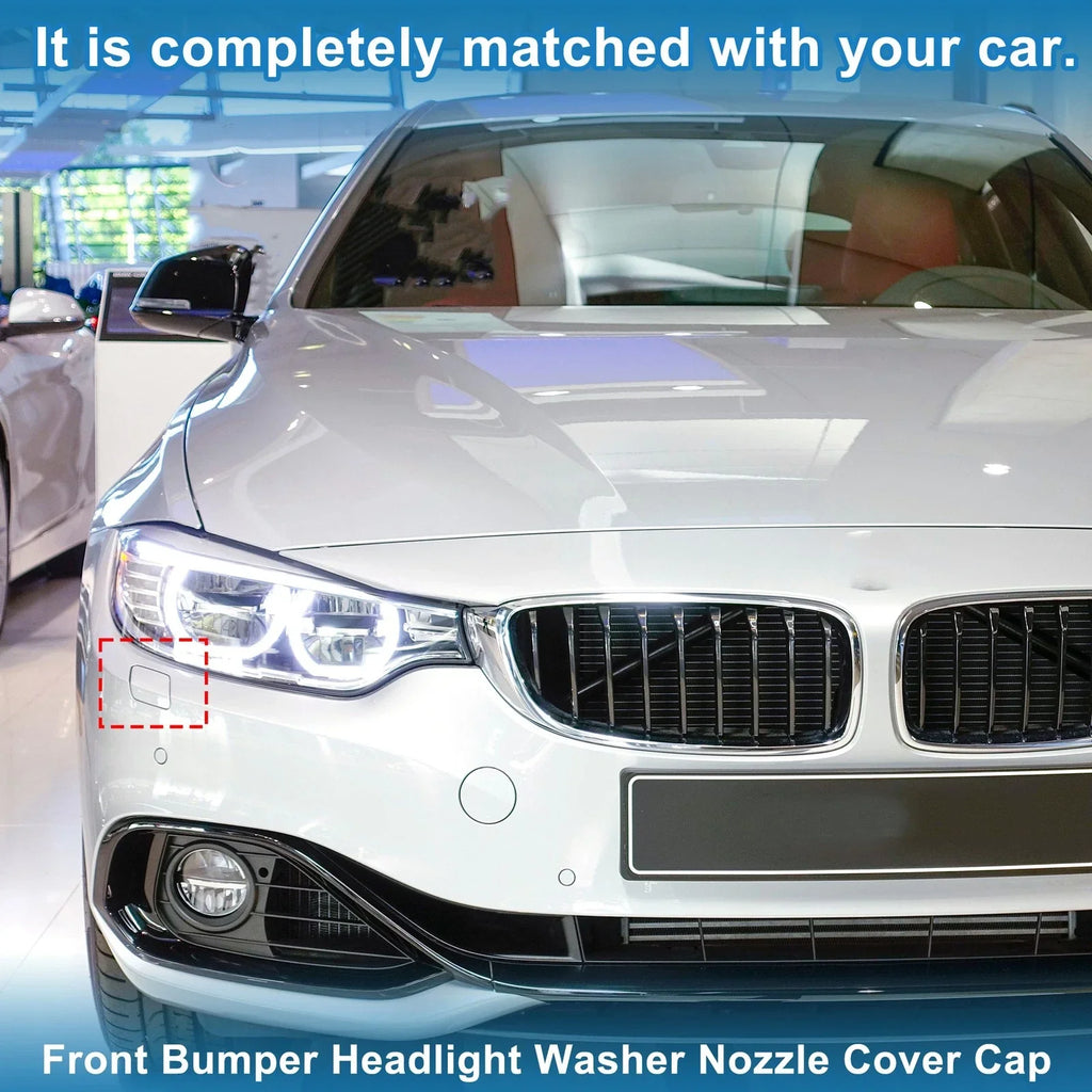 Front Right Washer Nozzle Cover Cap for BMW 428i Unpainted (2014-2016)