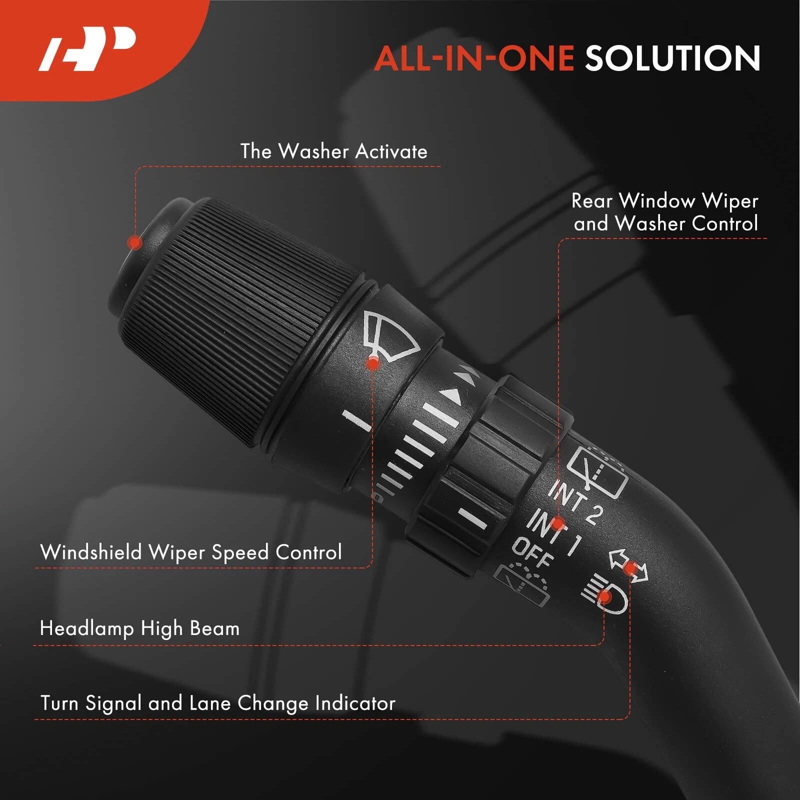 Wiper Switch for Ford Expedition, Excursion, Lincoln (1999-2002)