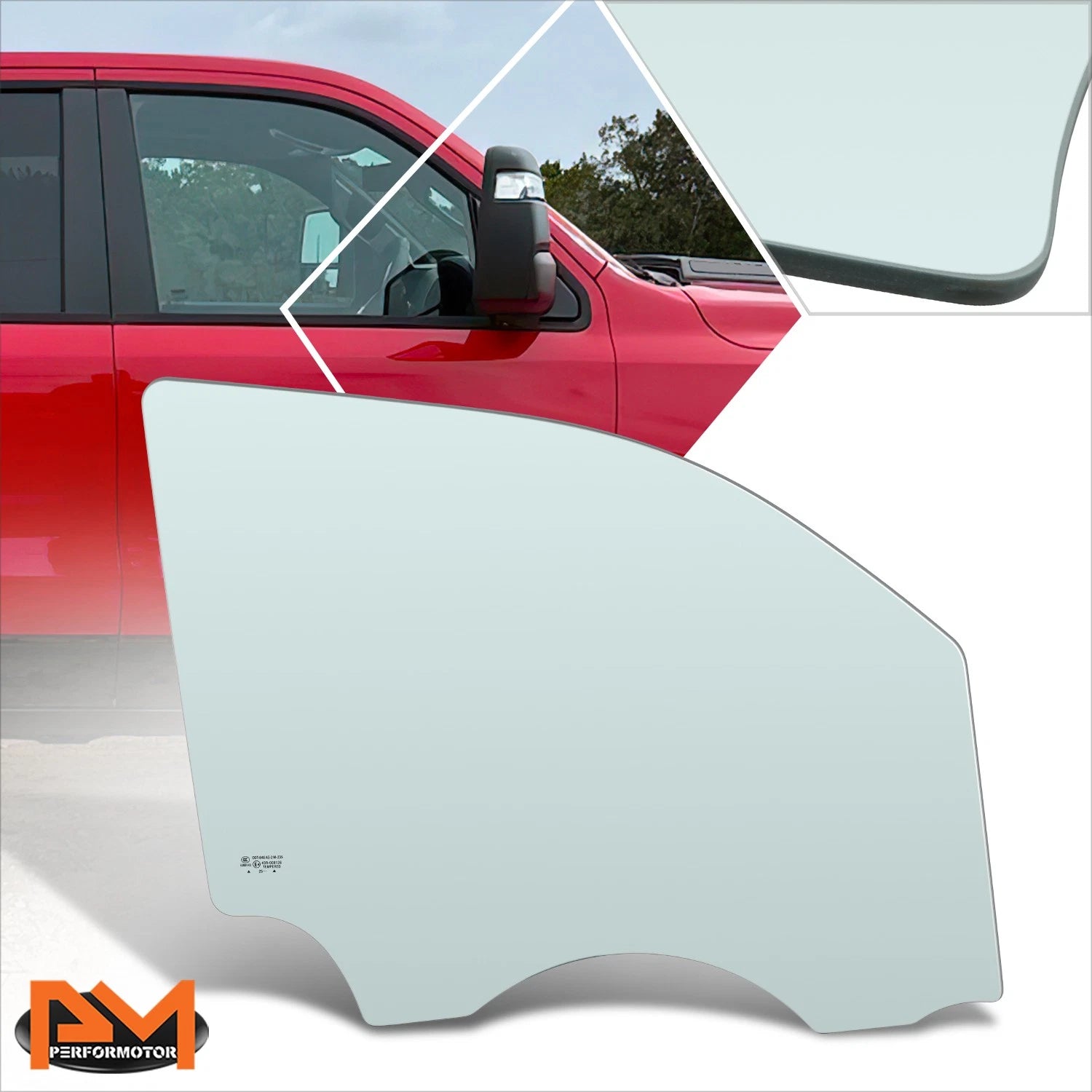 Front Passenger Right Door Window Glass for Ram 1500 (2019–2026)