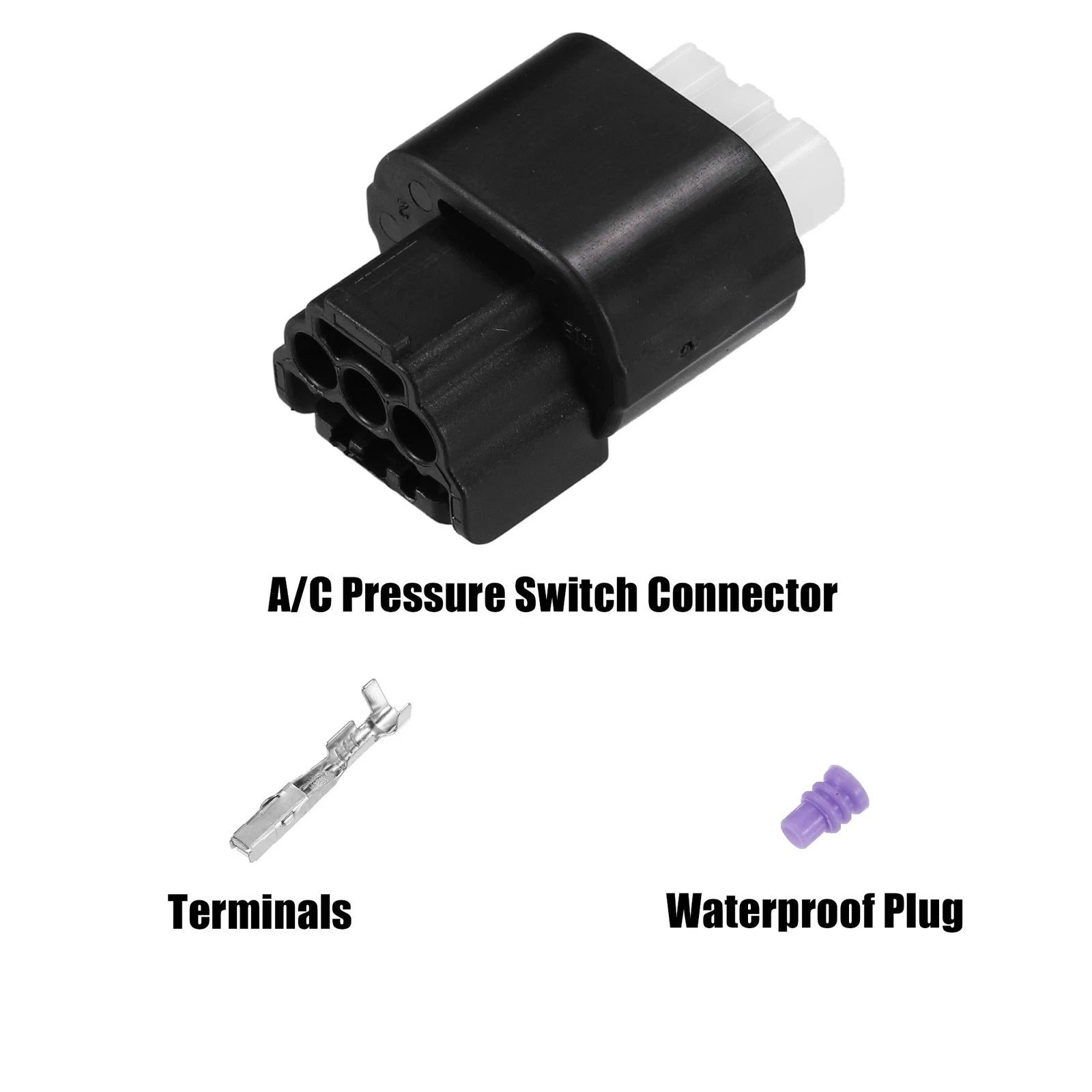 Set of A/C Pressure Switch Connectors for Honda Acura (2005–2020) E41C3