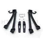 Set of 2 Rear Footrests Foot Pegs Bracket for Suzuki GSXR600 GSXR750 (2006–2007)