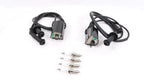 2X Ignition Coil & Spark Plug Cap for Honda Shadow 1100 (1987–2007)