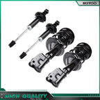 2 Rear Shocks & 2 Front Struts Coil Springs for Acura EL (2001–2003) & Honda Civic (2001–2002)