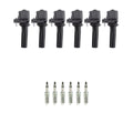 Set of 6 NGK Ignition Coils & Iridium Spark Plugs for 9-7x Envoy XL (2005–2009)