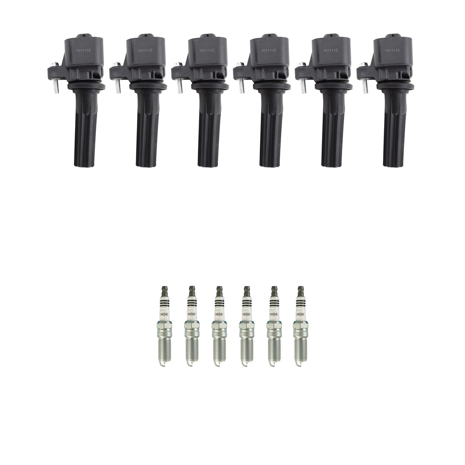 Set of 6 NGK Ignition Coils & Iridium Spark Plugs for 9-7x Envoy XL (2005–2009)