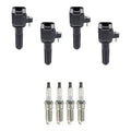 Set of 4 Ignition Coils & NGK Iridium Spark Plugs for Colorado Canyon (2004–2012)