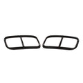 Dual Exhaust Tip Cover Trim for Audi Q7 (2016–2019) - Black