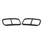 Dual Exhaust Tip Cover Trim for Audi Q7 (2016–2019) - Black