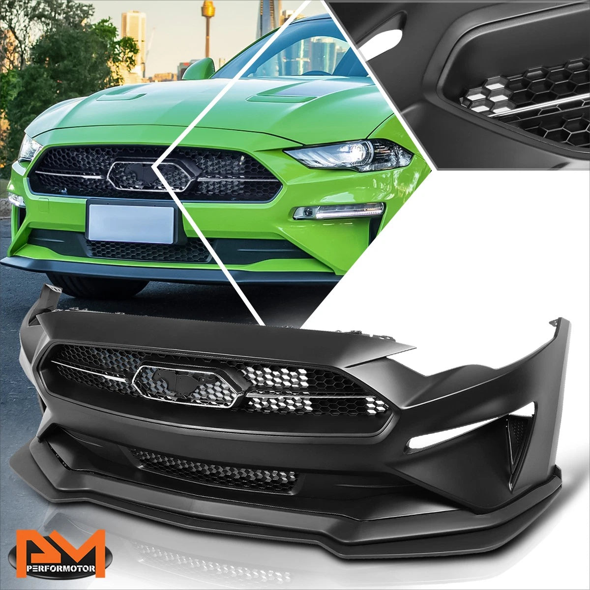 Front Bumper Face Bar for Chevy Silverado 1500 (2007–2013) Black
