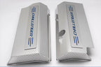 Fuel Rail Covers w/Dark Blue Vinyl "Challenger" Inlay for 08-11 SRT8 w/OE Intake