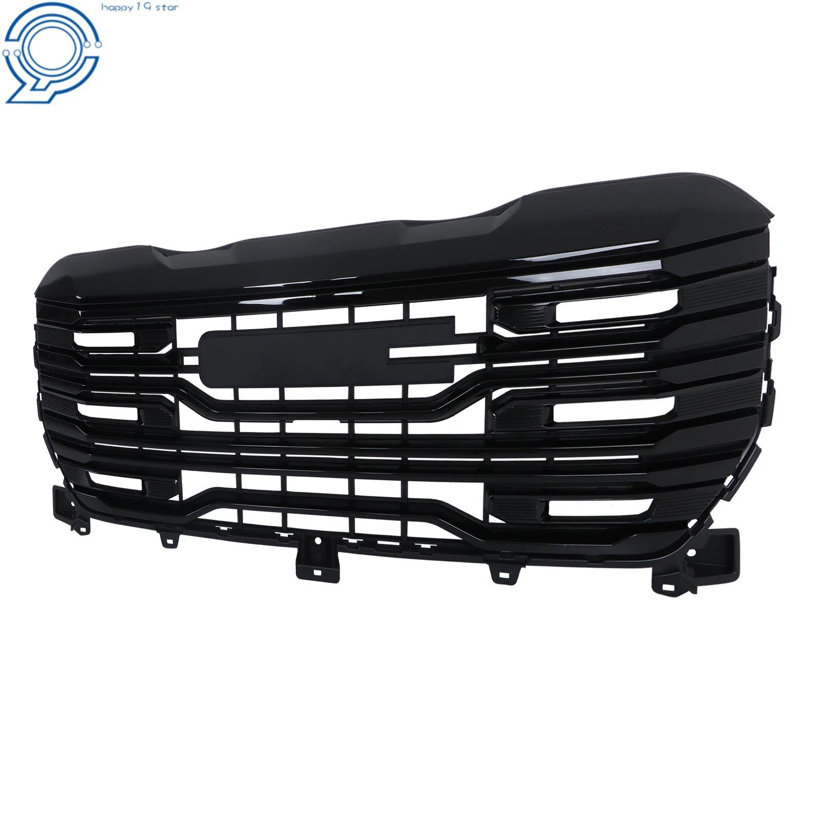 Front Bumper Grille Assembly Gloss Black for GMC Sierra 1500 (2022–2024)