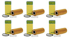 Set of 6 Engine Oil Filters for VW Touareg, Porsche Cayenne, Audi A4 (Mann HU7029z)