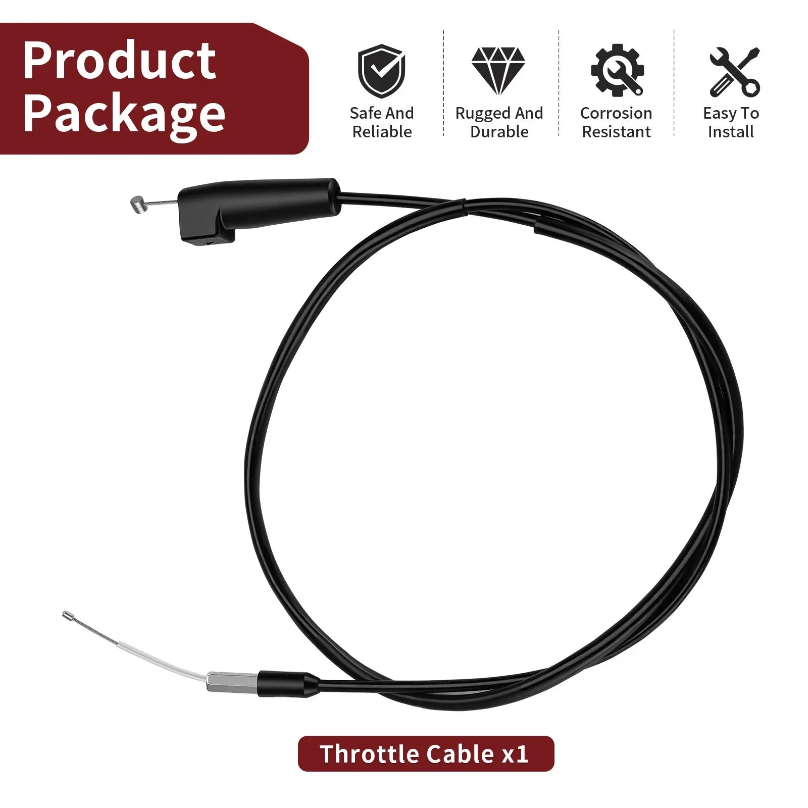 Throttle Cable for Suzuki LT-F250 LT-F250F LT-F300F