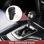 1 Pc Gear Shift Knob Cover for Honda Accord (2008–2012) Black Beige Faux Leather
