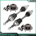 Front CV Axle Shaft + Wheel Hub Bearing for Dodge Grand Caravan (2008–2020)