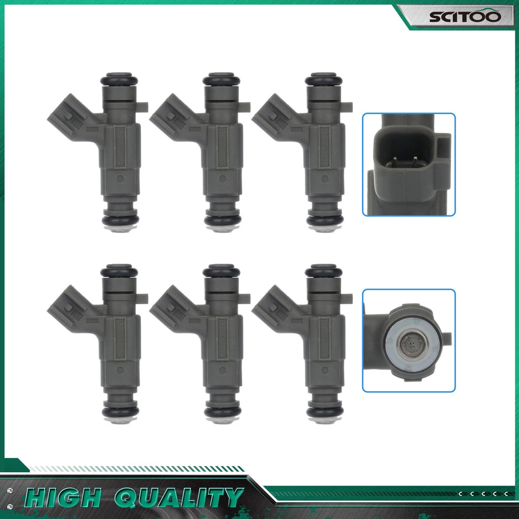 Set of 6 Fuel Injectors for Lincoln LS (2000–2003) & Jaguar S-Type (2000–2008)