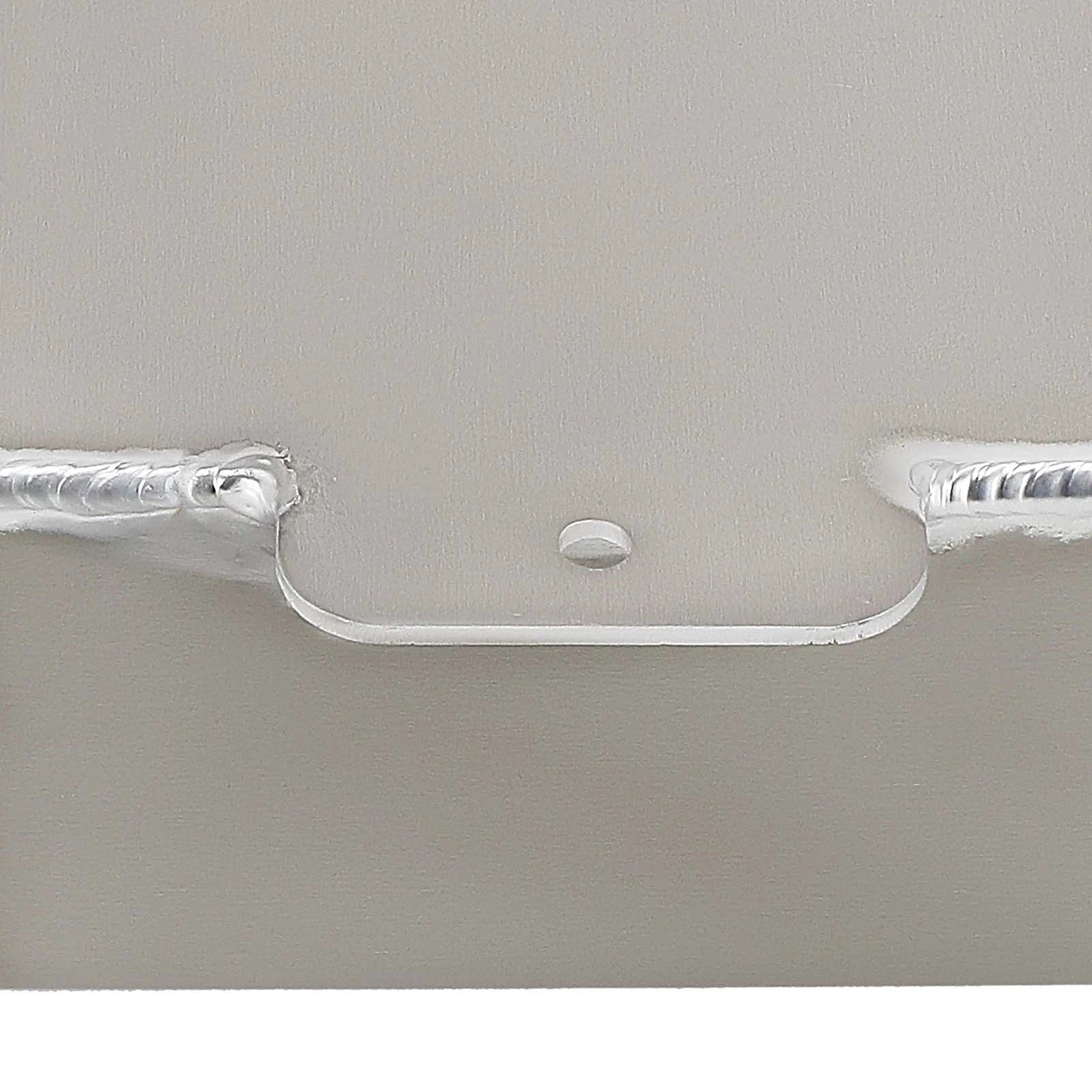 Coolant Overflow Tank for Universal Vehicles (1.25 QT, Aluminum, Silver)